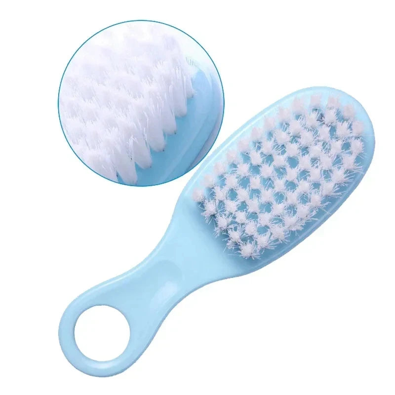 1/2Set Baby Hairbrush Comb Portable Newborn Infant Toddlers Soft Hair Brush Head Massager Comb Set Baby Kid Hair Care Supplies