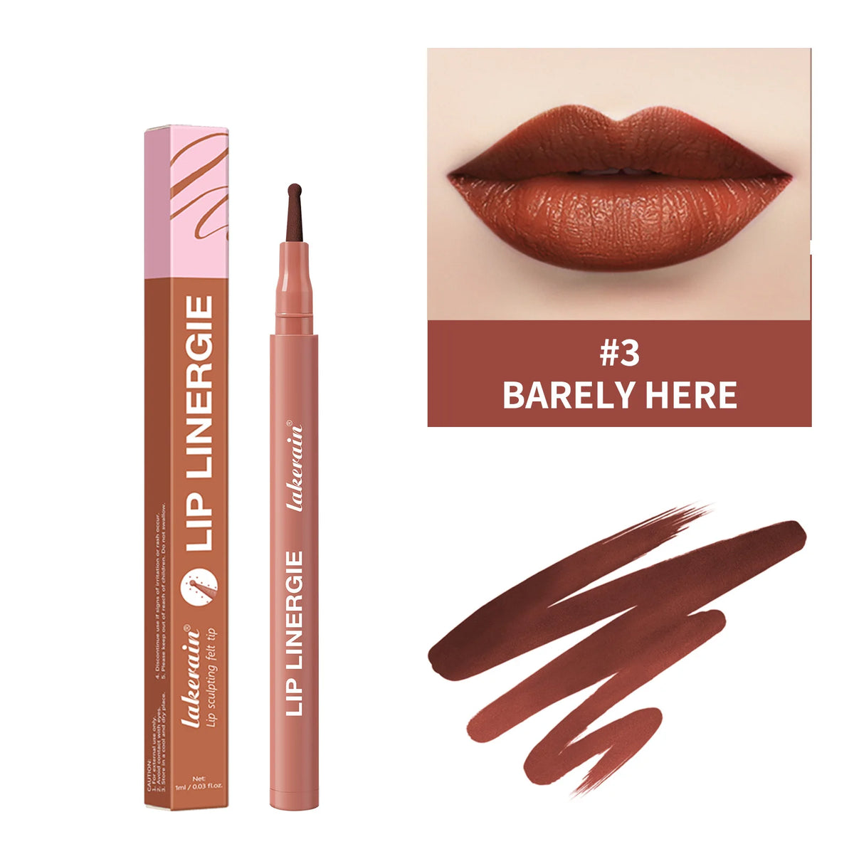 Waterproof Lip Liner Stain Lip Lingerie Long Lasting 8 Colors Transfer Proof Smudge Resistant Color No Bleed Formula  Cosmetics