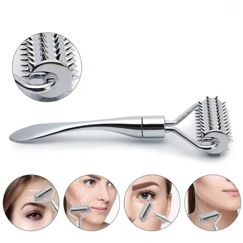 Face Eye Roller Massage Neck Stick Spatula Massager Anti Eye Pouch Dark Circles Cream Spoon Applicator Removal Shrink Pores