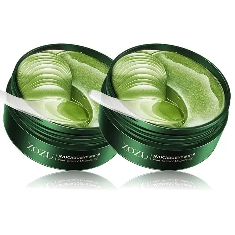 120 Pieces of Avocado Gold Collagen Eye Mask, Anti-Dark Circles, Anti-Eye Bags, Moisturizing and Firming Eye Patches, Skin Care Products