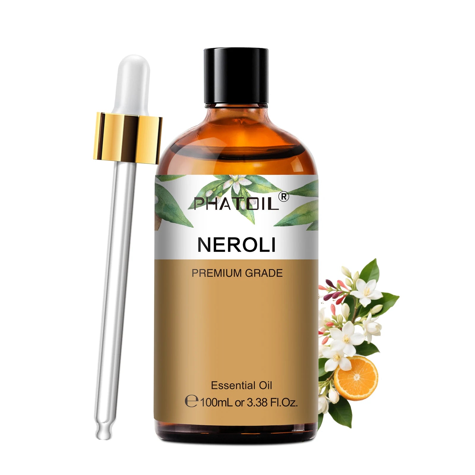 PHATOIL 2pcs/1pcs Lavender Aromatherapy Essential Oil For Diffuser,Candle Making-100ml Eucalyptus Jasmine Vanilla Cinnamon Oils