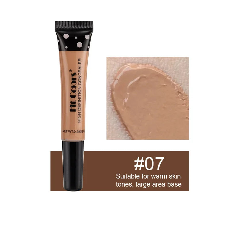 Concealer for Dark Skin Under Eye Corrector Waterproof Concealer Blemish Cover Contour Corrector Tube Concealer Melanin Makeup