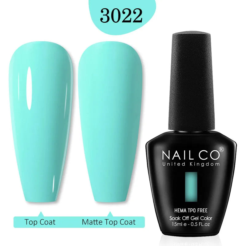 NailCO Pink Colors HEMA FREE Gel Nail Polish Nail Art Vernis Semi Permanent UV Lamp Gel Manicure for Nails Supplies Gel Polish