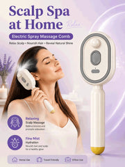 Electric Steam Brush For Hair Detangling Hair Brush Anti Frizz Hair Brush