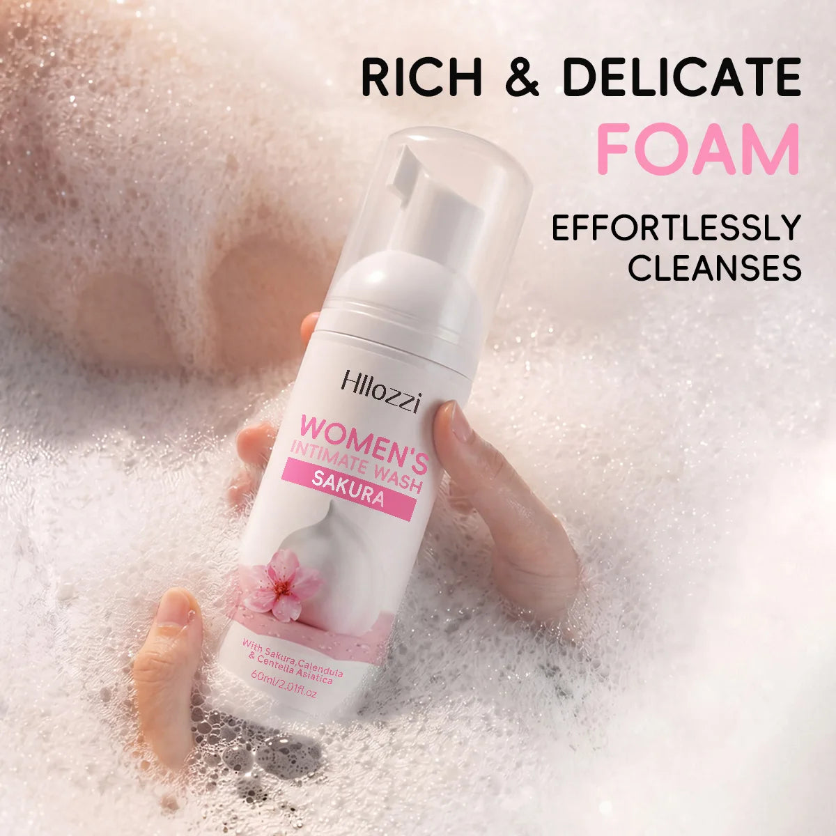 WOMEN'S INTIMATE WASH SAKURA: Superior Odor Control, All-Day Freshness & Gentle Daily Grooming Care. Designed for Peak Hygiene.