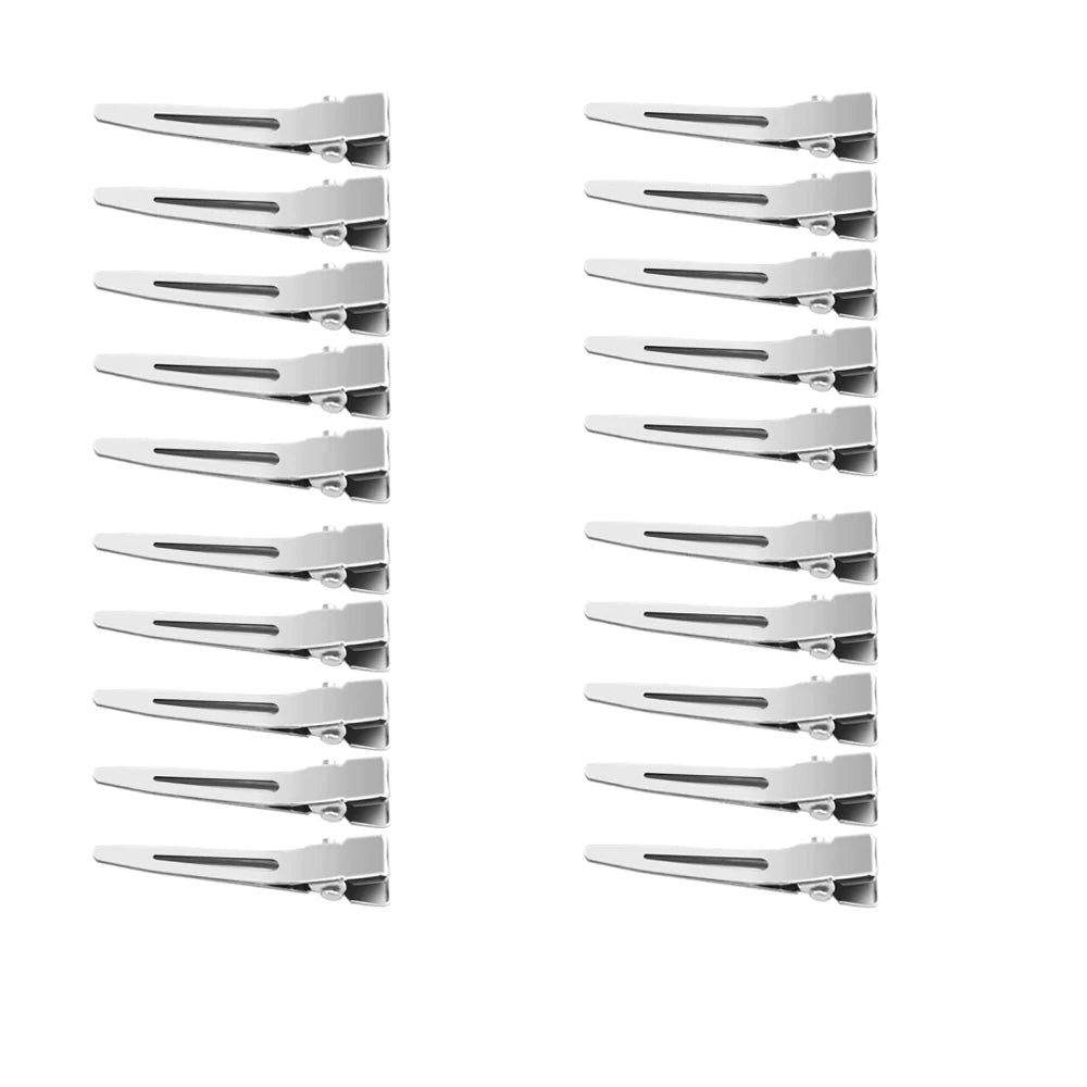 10-30Pcs Hair Care Clips Metal Steel Hairdressing Sectioning Clip Clamps Barber Hair Cut  Styling Tools Hair Root Fluffy Hairpin