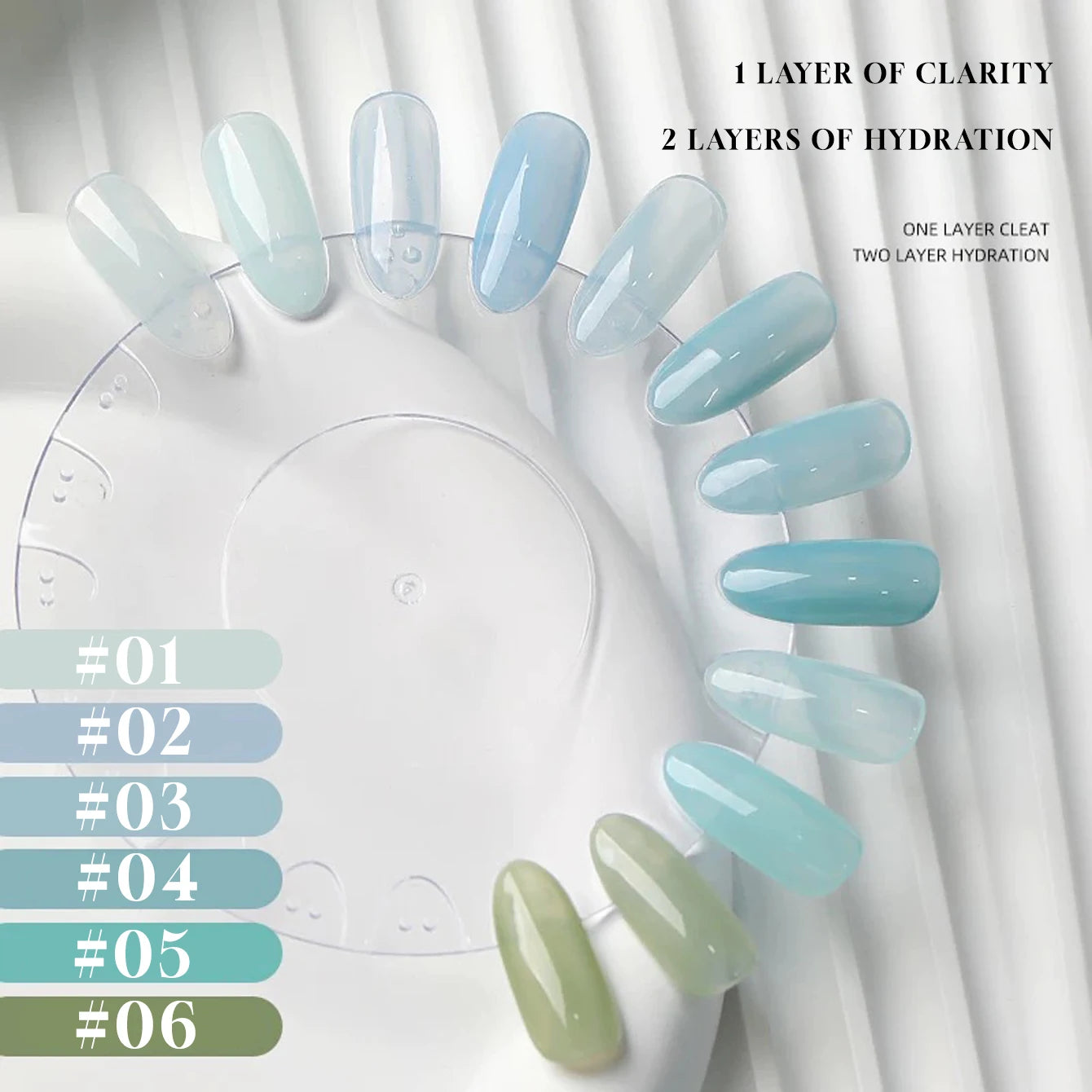 MN 12ML Summer Nails Mambo Series Jelly Gel Nail Polish Blue Gel Blue Nails Green Nails Pink Nails Spring Nails Nail Supplies