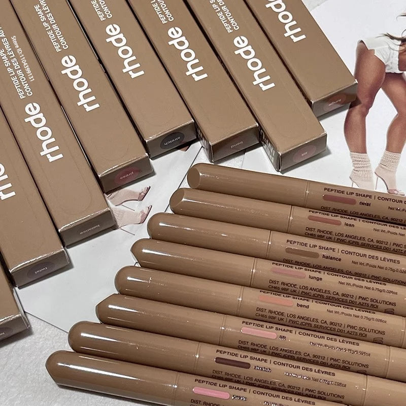 Brand Skin Peptide Lip Shape Pen Lip Liner Long Lasting Lip Tint Pencil Pen Makeup Lipstick Powder Blusher Gloss Makeup Lipliner