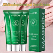 Foot Treatment Cream Foot Care Exfoliating Scrub Whitening Anti-cracking Moisturizing Anti-dry Calendula Olive Repair 40g