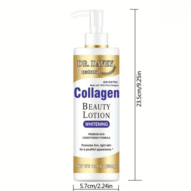 500ml DR.DAVEY Collagen Hands Body Lotion Large Capacity Collagen Moisturizing Body Lotion