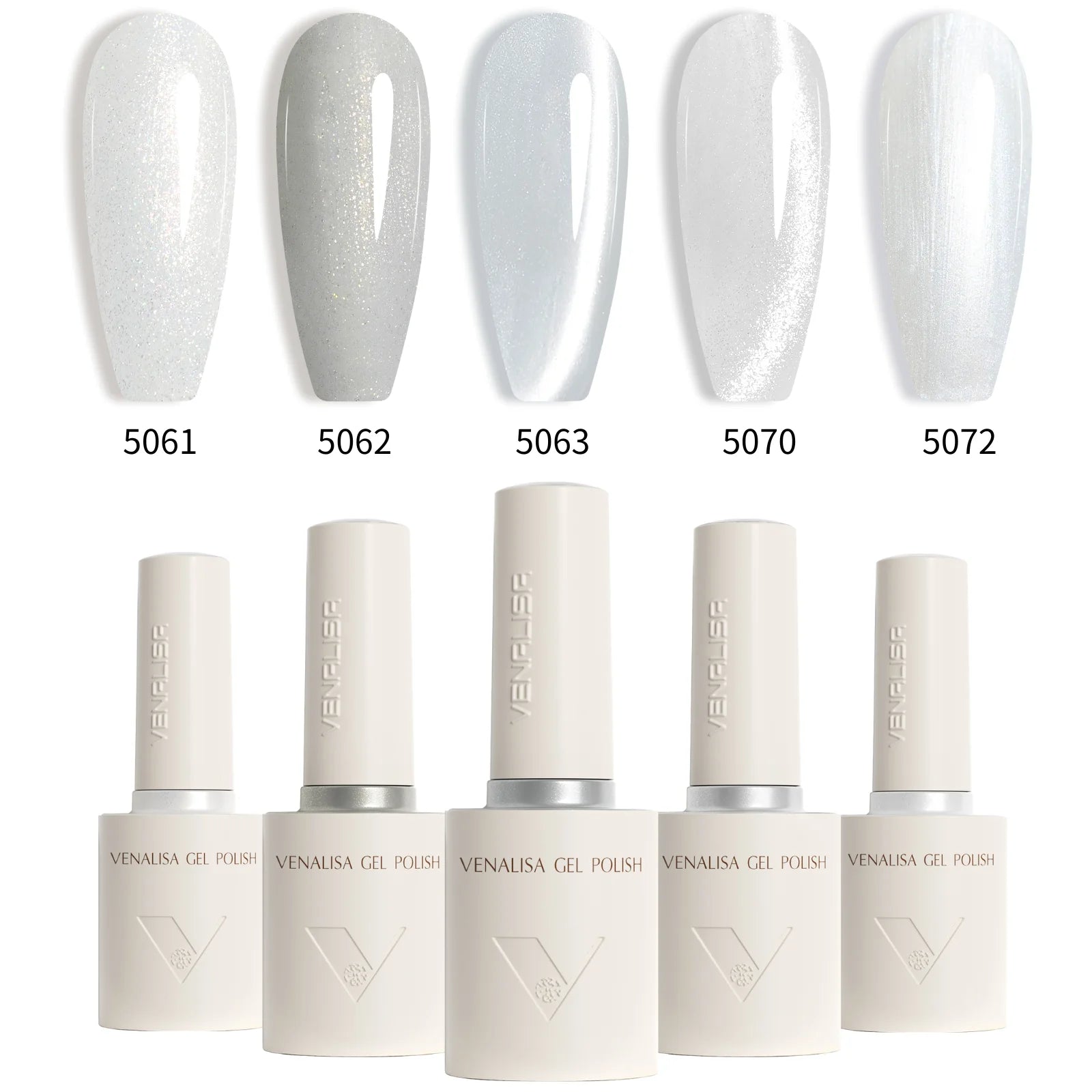 VENALISA 5pcs 10ml Jelly Gel Nail Polish – HEMA/TPO-Free, Summer Colors, Semi-Transparent UV LED Soak Off Gel, DIY Manicure Kit