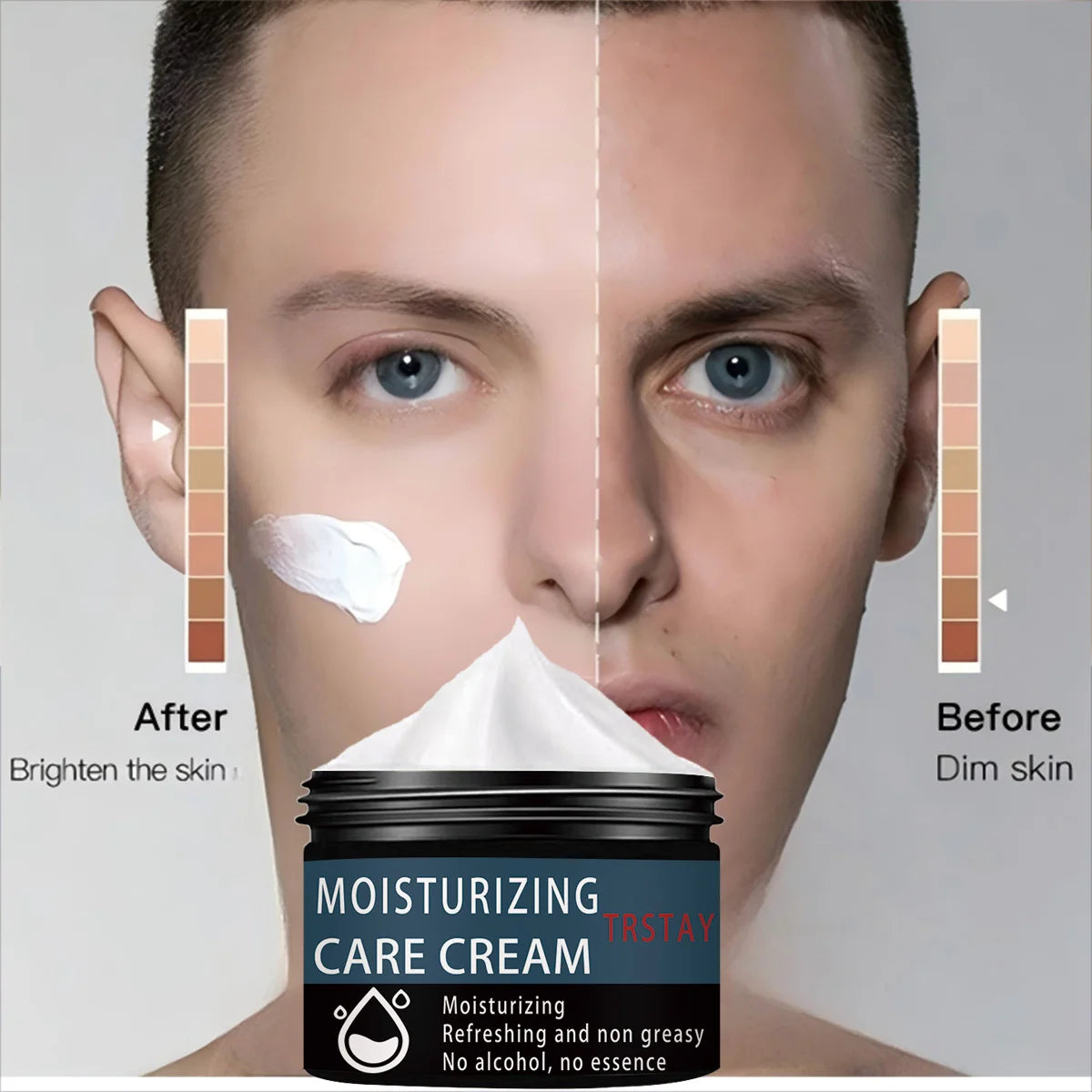 Face Cream Oil Control Men Lift Anti-Wrinkle Firming Shrink Pore Acne Day Cream Moisturizing Whitening
