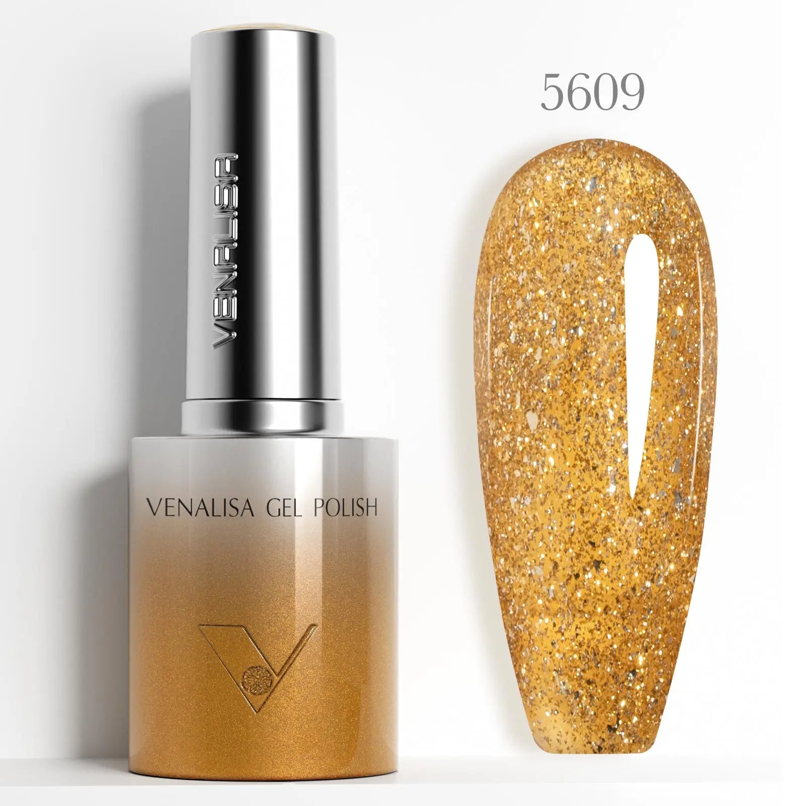 Venalisa 10ml Hema & TPO Free Ultra Cat Eye Effect Nail Gel Polish Soak Off UV LED Long Wear Sparkle Bling Gel Varnish