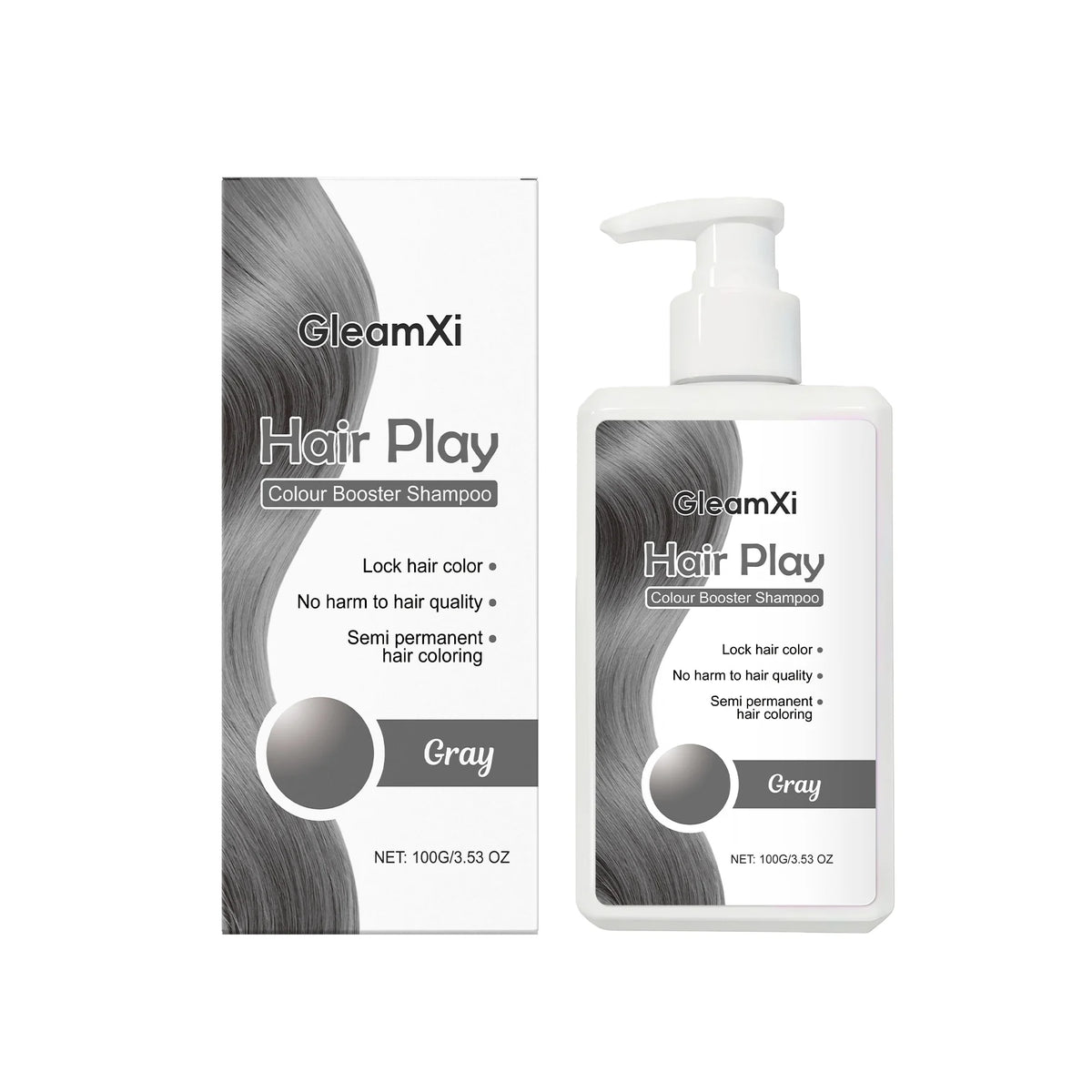 Color Booster Shampoo Lock Hair Color Enhance Semi-Permanent Colour Not Damaging Hair Non-irritating Scalp Hairdressing Shampoo