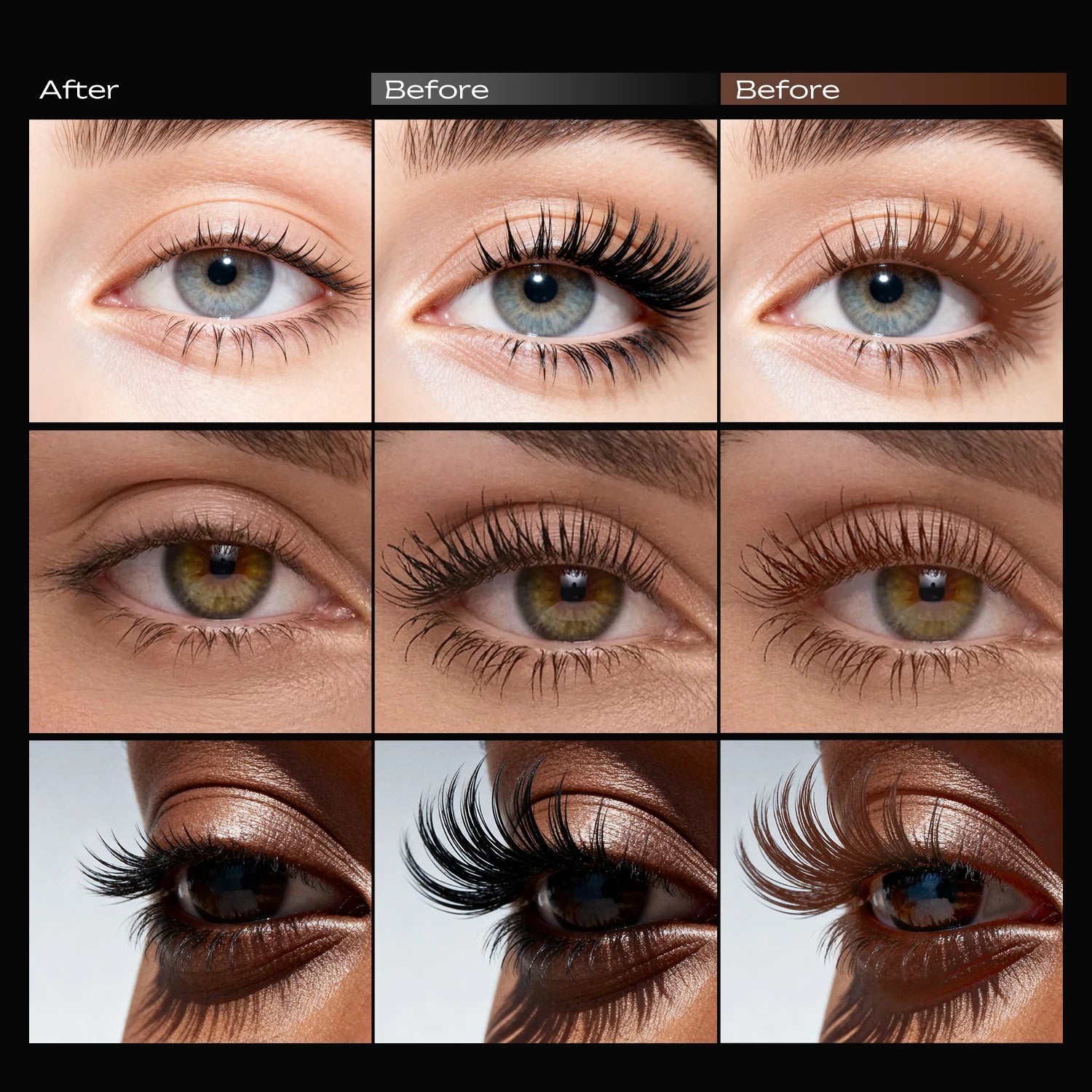 COSASTYA 9D Waterproof and Sweat-Proof Mascara, Black, Volume, Curl, Long-Lasting, Smudge-Proof, Travel Size