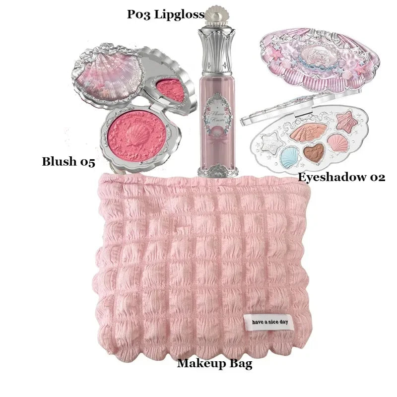 Flower Knows ALL IN ONE Makeup Kit Full Professional Face Palette Blush Eyeshadow Lip Cream Solid Perfume Sets