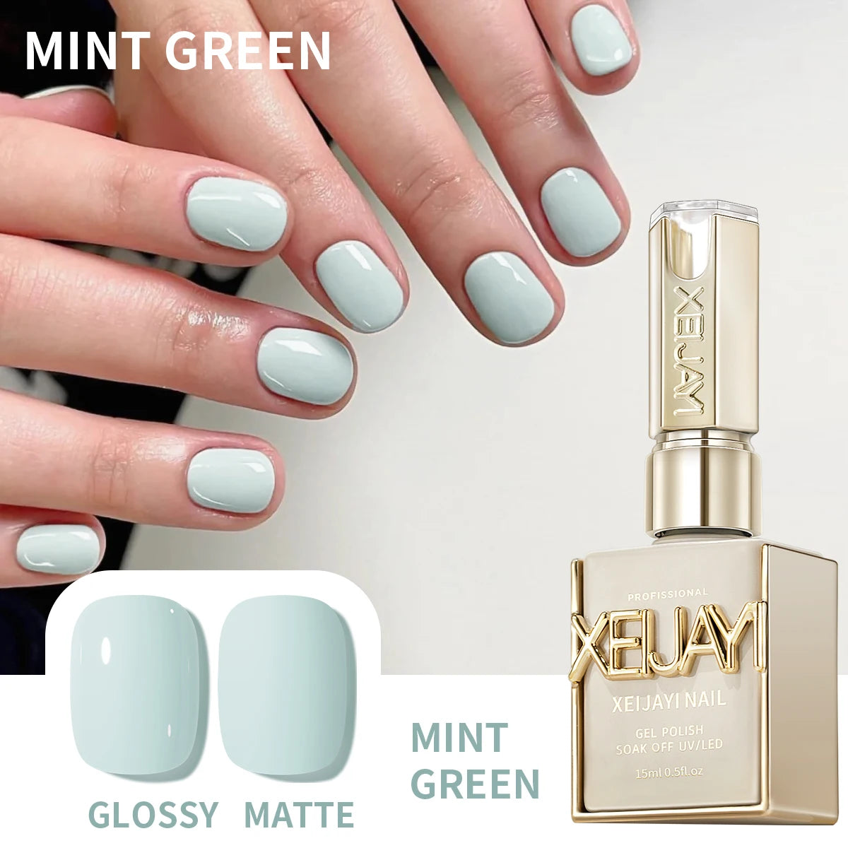 1pc 15ml Pale Yellow Gel Nail Polish Starter Pure Soak Off No Wipe Nail Gel Polish Suitable For All Seasons