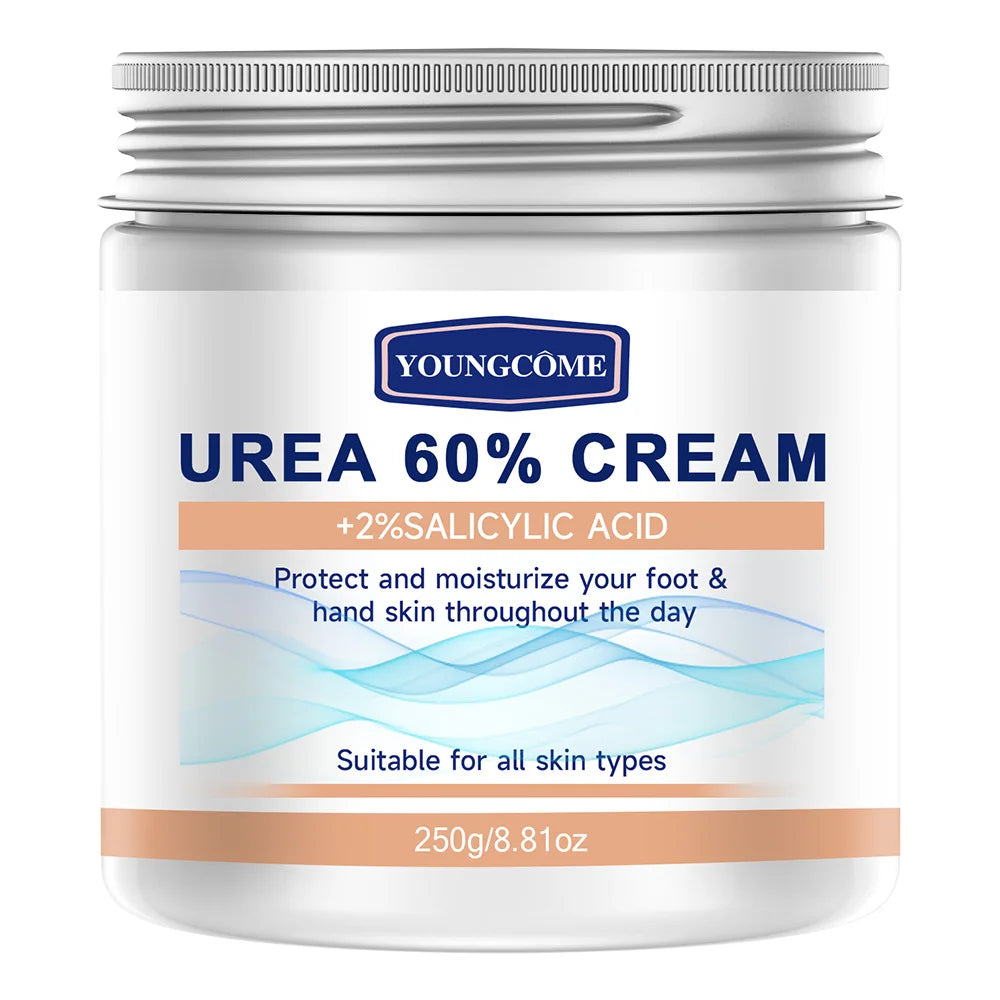 YOUNGCOME 250G Urea Cream with Salicylic Acid - Hydrating Hand Foot Cream for Dry Skin Care All Day 8.81OZ