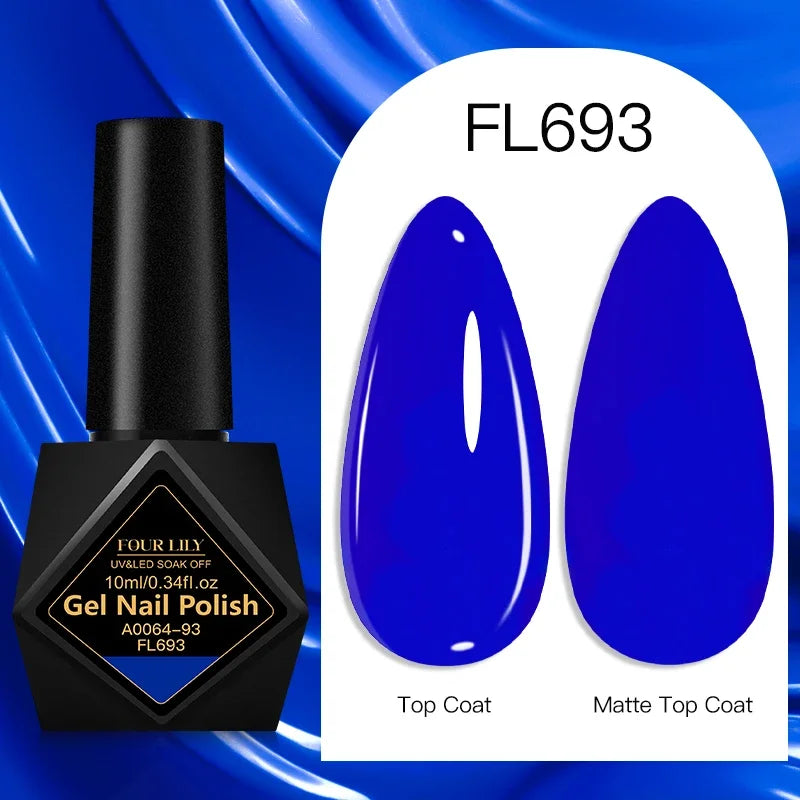 10ml Gel Nail Polish 162 Colors Nail Supplies Vernis Semi Permanent Nail Art Manicure Soak Off LED UV Gel Nail Varnishes Summer