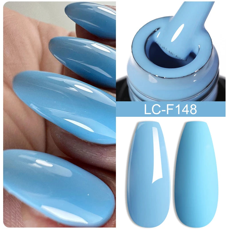 LILYCUTE 7ML Ocean Blue Cat Magnetic Gel Nail Polish Sparkling Glimmer Gel Polish Semi Permanent UV Magnet Gel Varnish Nail Art