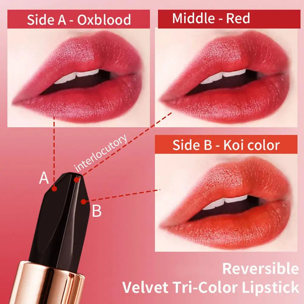 Aloe Vera Lip Balm Stick 3 Color Long Lasting Nourishing Lipstick, Temperature Changing Color Lip Gloss for Daily Makeup