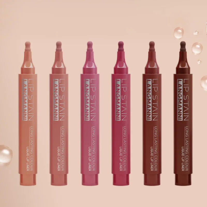 Matte Liquid Lip Liner Marker Pen Dyeing Lip Gloss Waterproof Long Lasting Lipstick Pencil Sexy Lips Contour Makeup Cosmetics