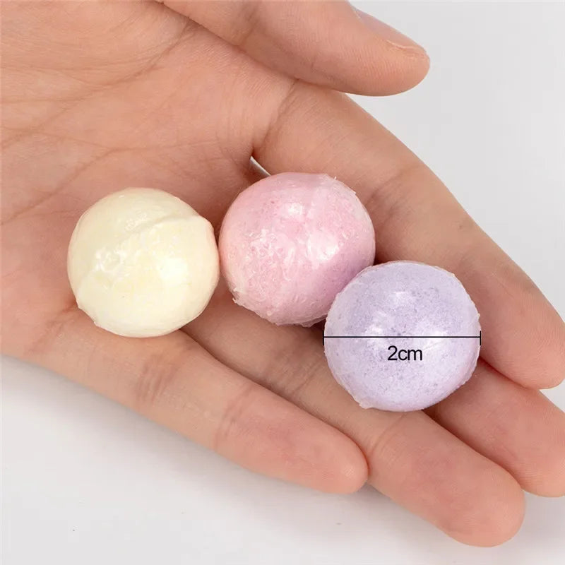 5pcs ose/Green tea/Lavender/Lemon/Milk Bath Salt Ball body Skin Whitening Ease Stress Relief Natural Bubble Shower Bombs Ball