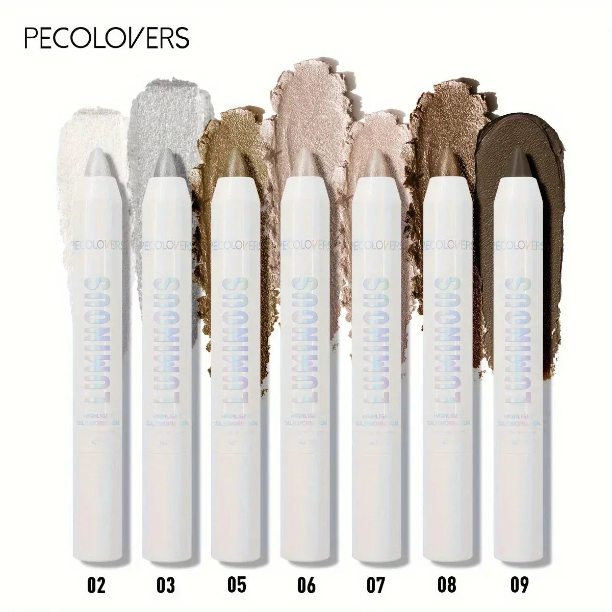 1PC Waterproof Glitter Eyeshadow Helight Pen, Natural Look, Long Lasting Eyeshadow Pencil Highlighter Stick Eyes Makeup Tools