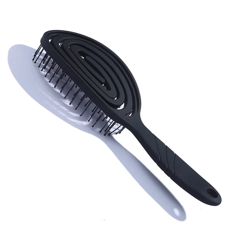 Relaxing Elastic Massage Comb Portable Hair Brush Massage Brush Brushes Head Combs Scalp Massage Brush Wet And Wavy Bundl