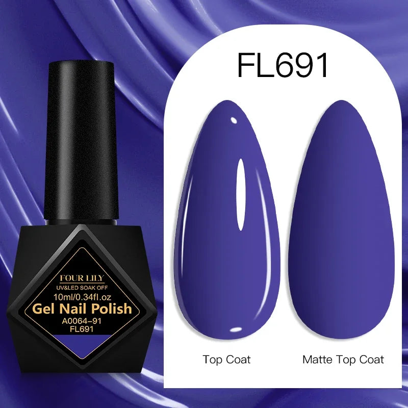 10ml Gel Nail Polish 162 Colors Nail Supplies Vernis Semi Permanent Nail Art Manicure Soak Off LED UV Gel Nail Varnishes Summer