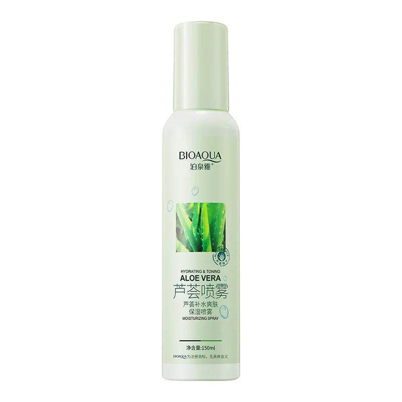 Vera Aloe Hyaluronic Acid Moisturizing Spray Makeup Water Face Toner Refreshing Oil Control Hydrating Serum Tonic 150ml