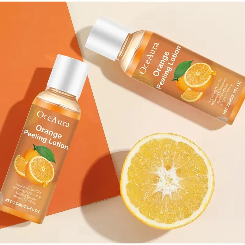 Orange Peel Essential Oil Deep Cleansing Exfoliating Gentle Formula To Soften Smooth Skin Natural Face & Body Scrub Massage Oil