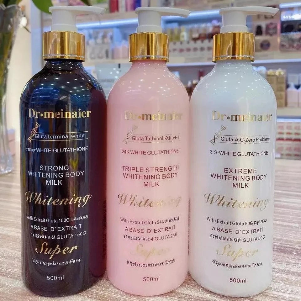 24K Gold Glutathione Whitening Body Lotion Moisturizing Brightening and Firming Body Cream