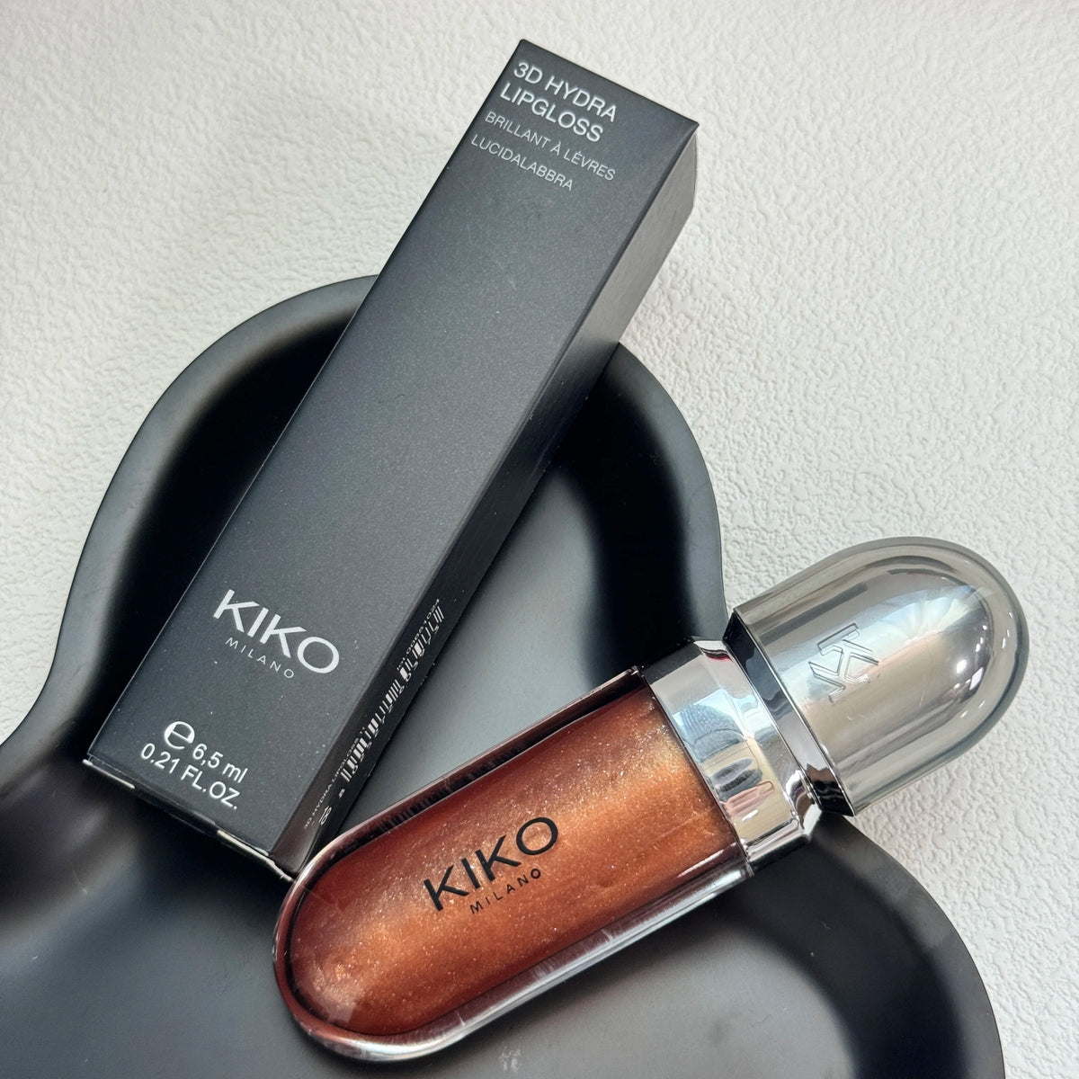 Kiko Double Headed Lipstick Transparent Mirror Non Fading Non Stick Cup Lip Gloss Milk Tea Bean Paste Naked Nature Lip Makeup