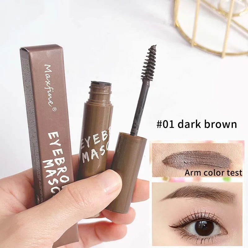 Natural Eyebrow Mascara Tinted Brow Gel Waterproof Eyebrow Tint Lighten Brown Dark Eyebrows Natural Staining Eyebrow Dye Makeup