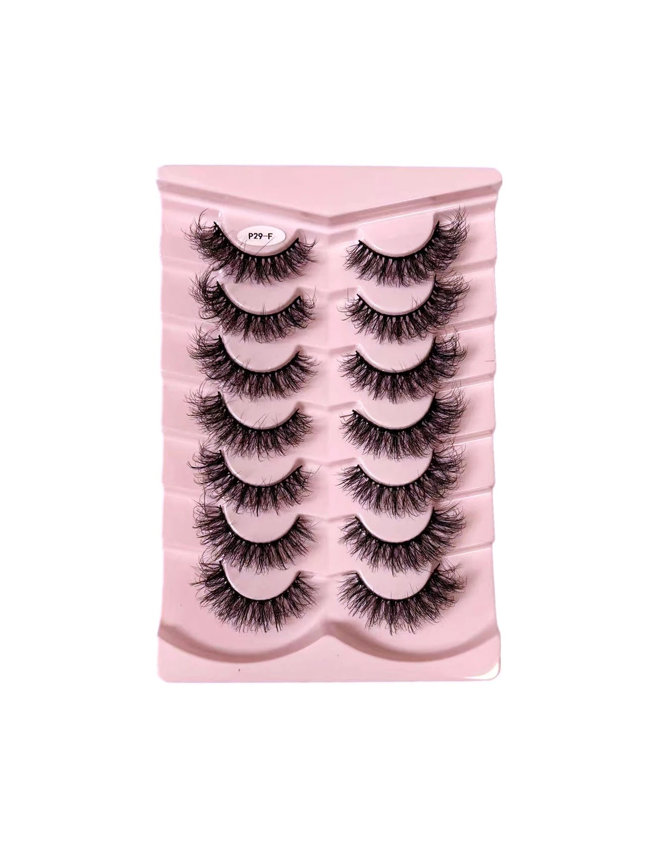 Dropshipping 7/10 Pairs Eyelashes Natural Long 3D Lashes Fluffy Volume  False Eyelashes Cruelty Free Wispy Lashes Makeup Cilios