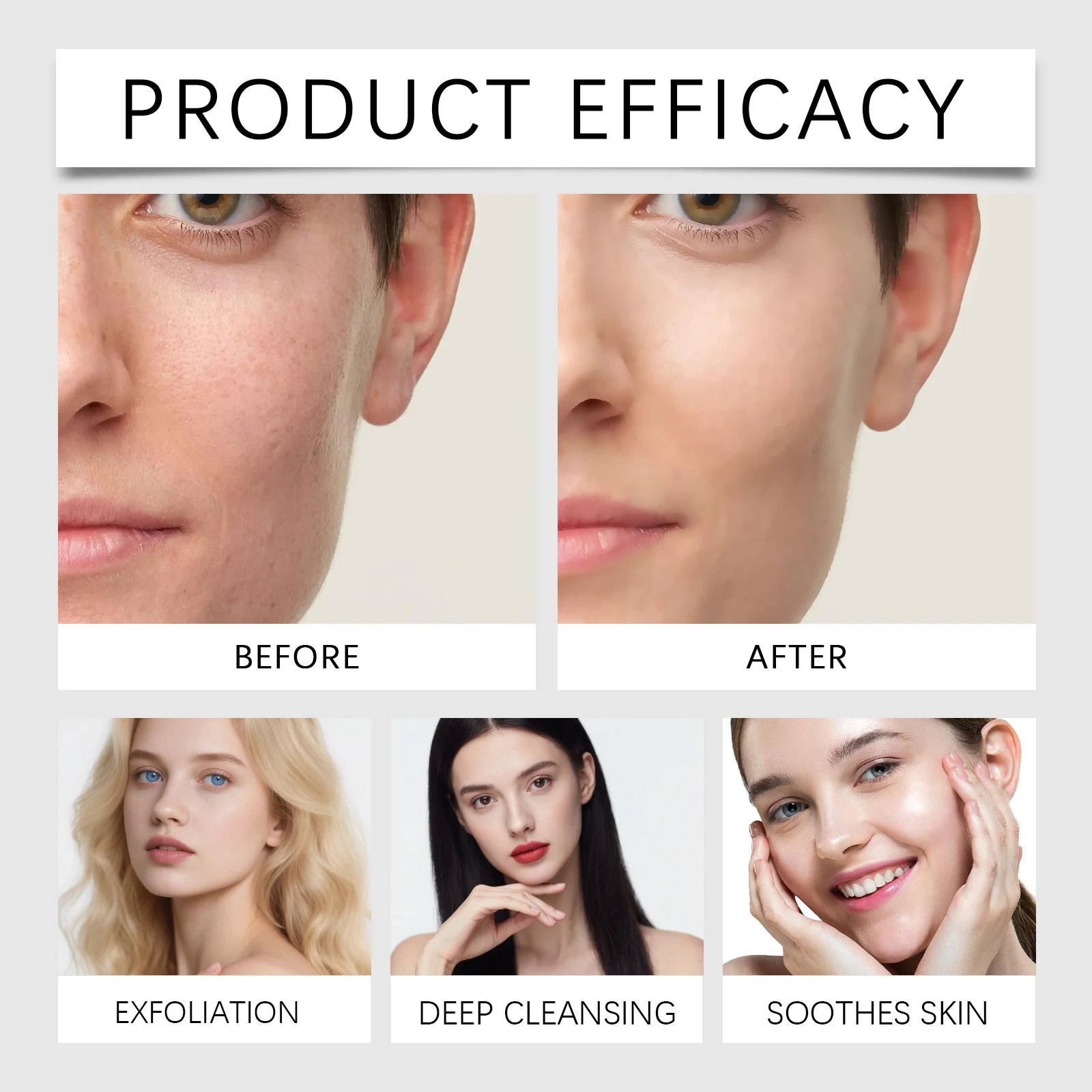 HOYGI Niacinamide Toning Solution Remover Acne Firming Wrinkles Brightening Glowing Facial Skin Care Toner Hydrating Exfoliator