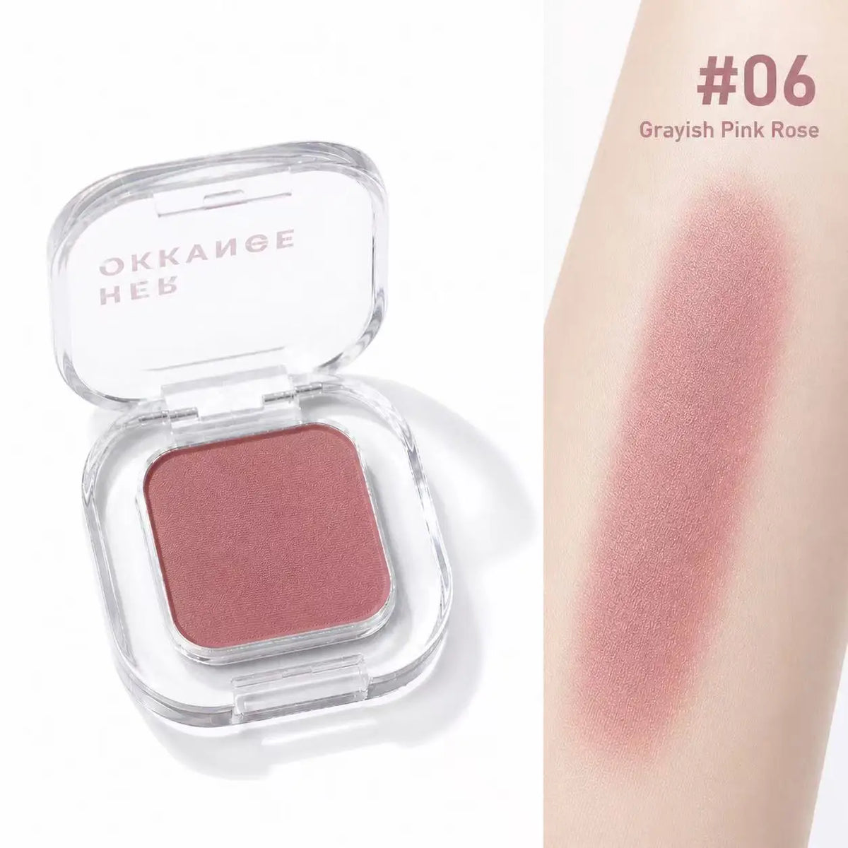 Herorange Low Saturation Matte Single Eyeshadow Waterproof Daily Holiday Gift Cosmetic