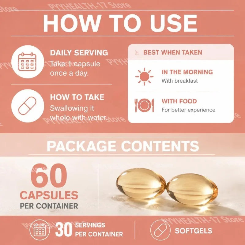 Docteat Nail Health Capsules with Biotin Zinc Vitamin C D3 E Supports Nail Skin Hair and Collagen 60 Capsules Dietary Supplement