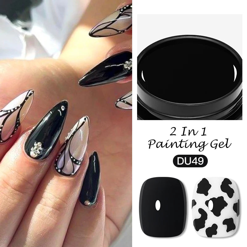 8ML Glitter Gel Nail Polish Shining Mineral Sequins Soak Off UV LED Nail Gel Semi Permanent Nail Art Supplies for Manicure