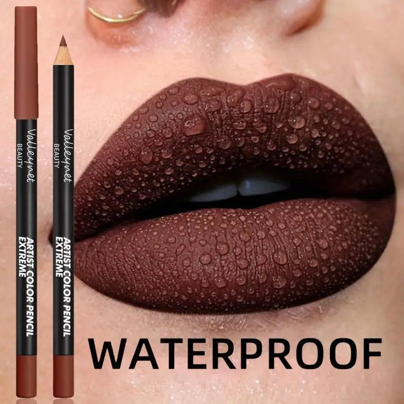 3pcs Lip Makeup Set,Matte Lip Liner+lipstick+Moisturizing Ip Oil,Defines Lips, Long-lasting Color, Waterproof and Sweatproof.
