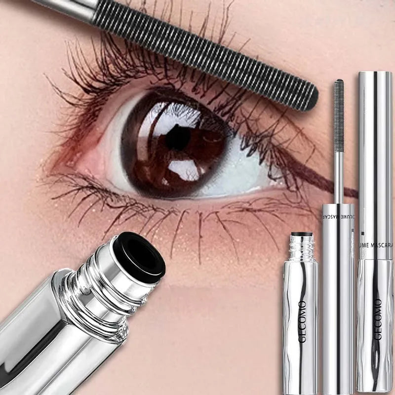 Steel Tube Mascara Long-lasting Curling Mascara Waterproof ＆ Sweat-proof Keep Each Lash Thickening Special Spiral Brush Mascara