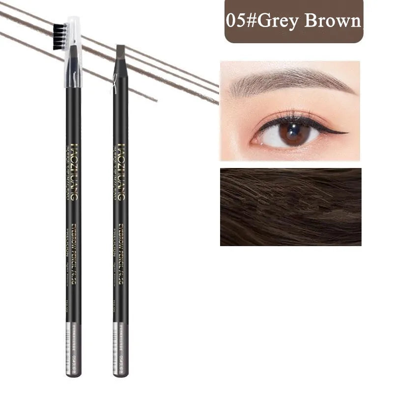 Hard Microblading Eyebrow Pen Natural Wild Brows Eye Brow Definer Enhancers Pencil Waterproof Long Lasting