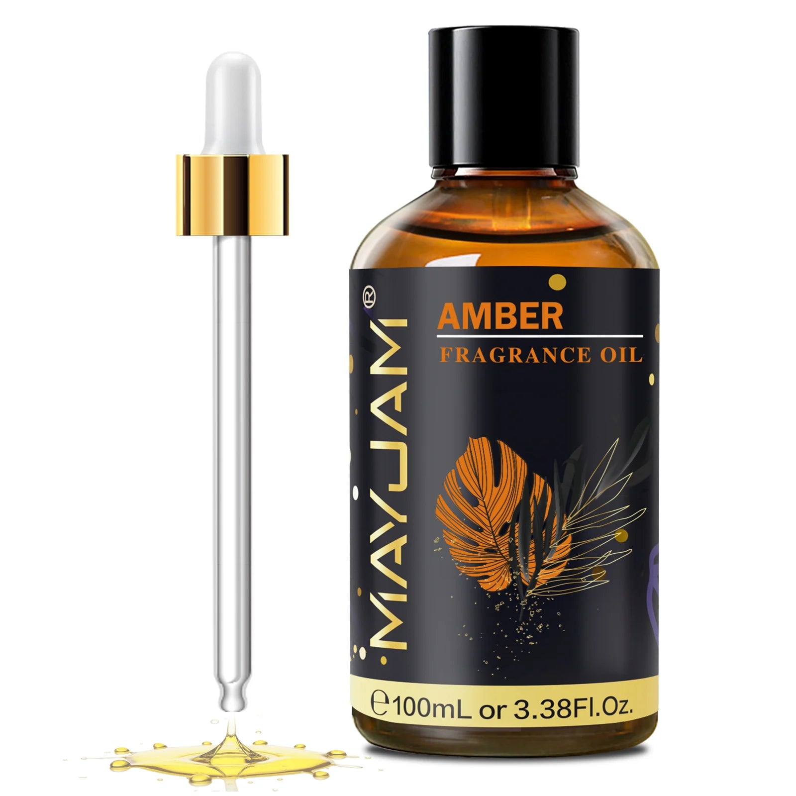 MAYJAM 100ml Fragrance Oils with Dropper For Humidifier Car Diffuser White Musk Bubble Gum Sea Breeze Freesia Baby Powder