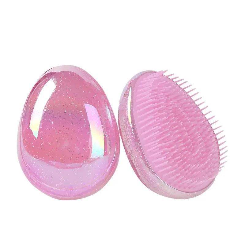 1PC Mini Tangle Hair Brush Round Shape Soft Hairbrush Detangling Hair Brush Hair Styling Hairdressing Comb For Travel