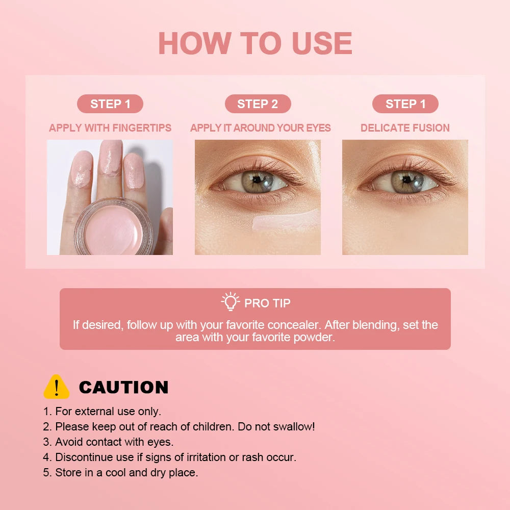 Hydrating Eye Brightening Concealer&Contour Cream-Full Coverage Long Lasting Correcting Eye Concealer for a Perfect Look Makeup