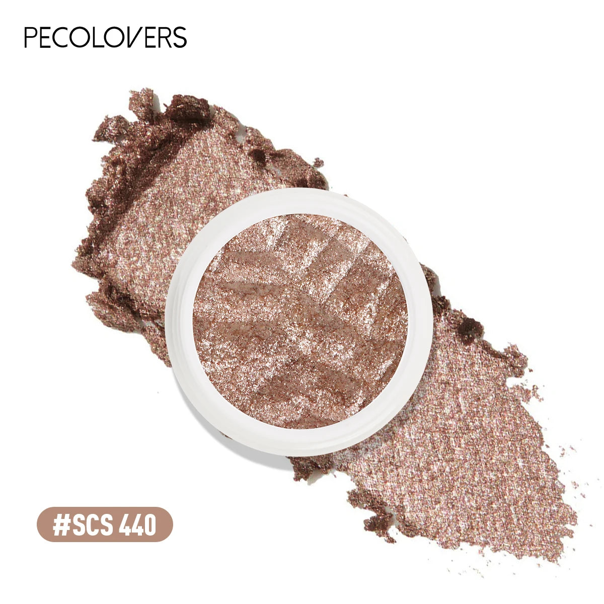 Single Color Easy To Apply High-gloss Eyeshadow Mashed Potato Mashed Mirror Pearlescent Glitter Eyeshadow Palette