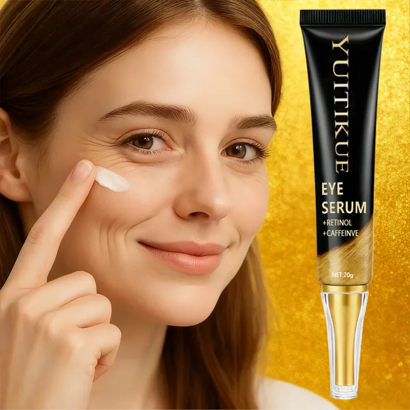 YUITIKUE Eye SerumContains retinol and caffeine, deeply moisturizing, firming, suitable for all skin types
