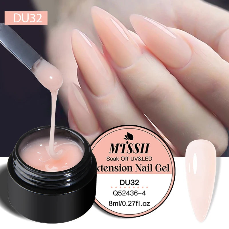 8ML Glitter Gel Nail Polish Shining Mineral Sequins Soak Off UV LED Nail Gel Semi Permanent Nail Art Supplies for Manicure