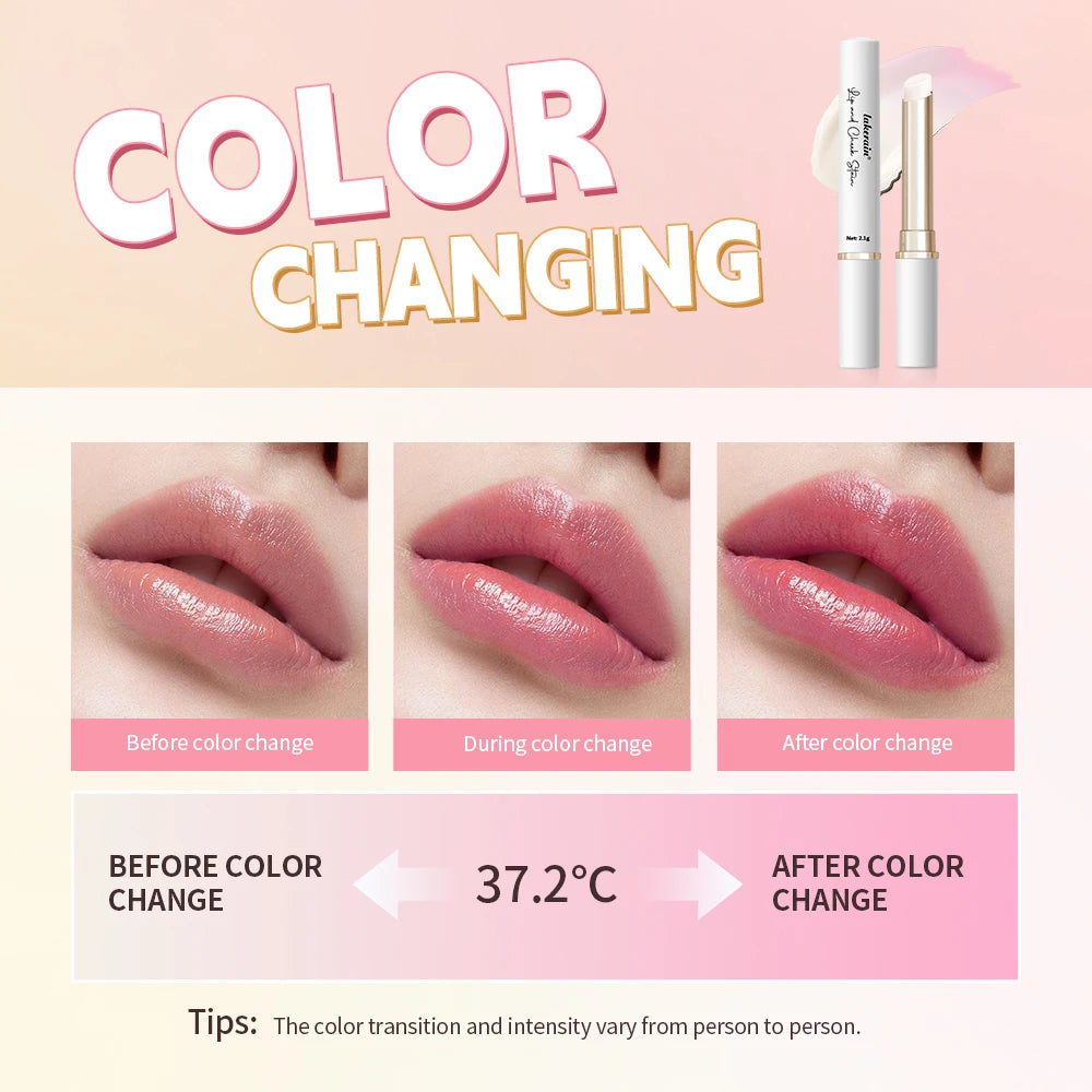 Lip And Cheek Stain PH-Activated Formula Delivers Long-Lasting Natural Color Change Hydrating Botanical Oils Lips Care